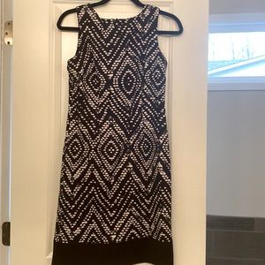 Black & White A-Line Dress